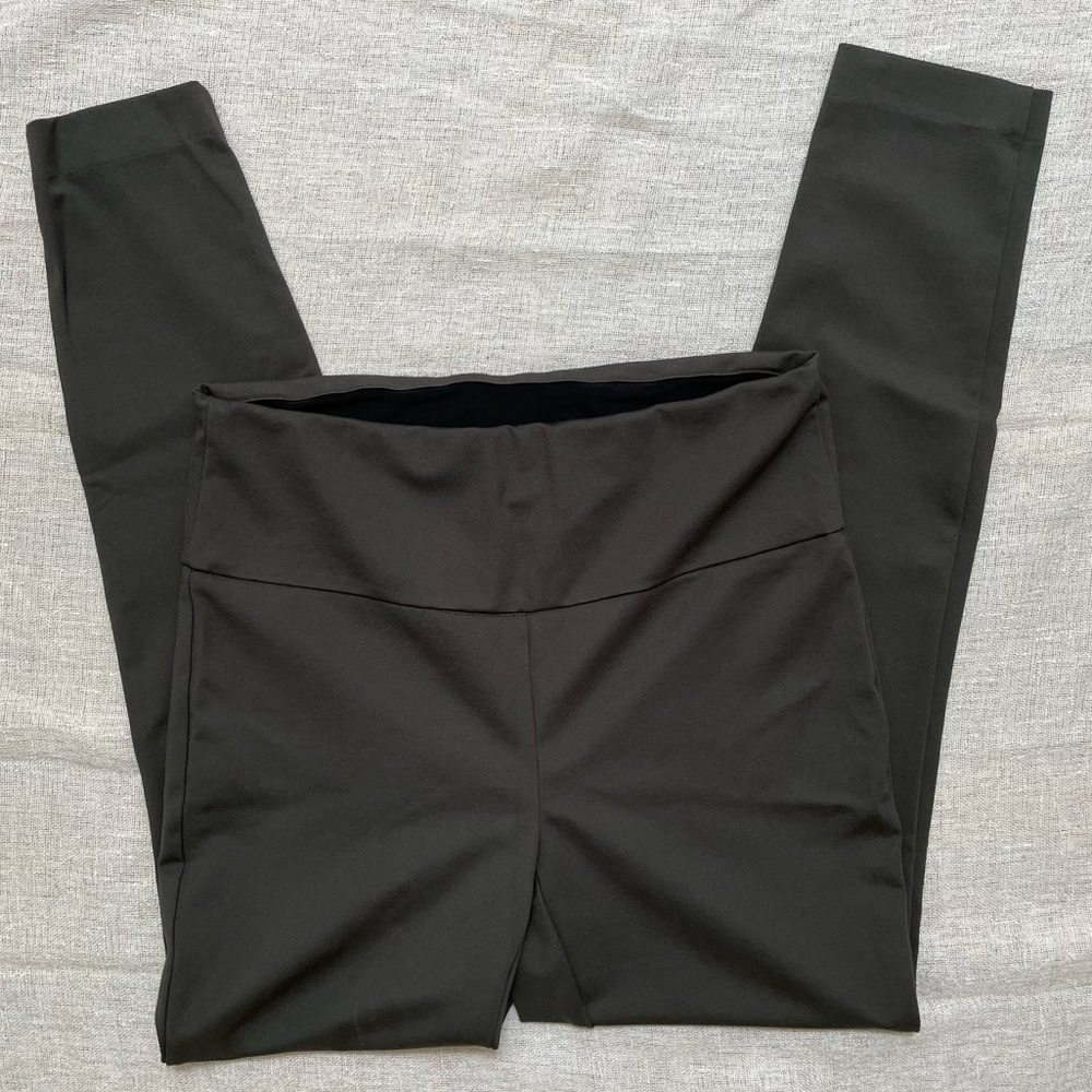 Nicole Miller Hunter Green Stretch Legging Pants